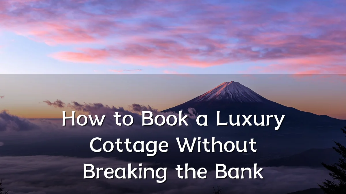 How to Book a Luxury Cottage Without Breaking the Bank