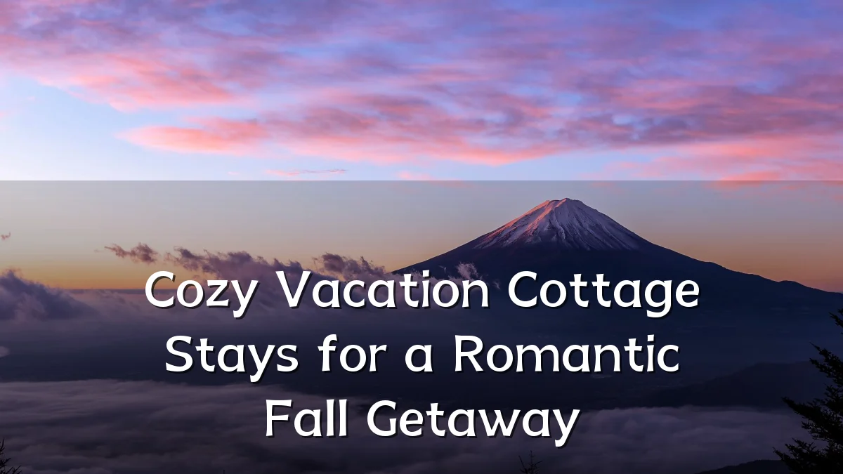 Cozy Vacation Cottage Stays for a Romantic Fall Getaway